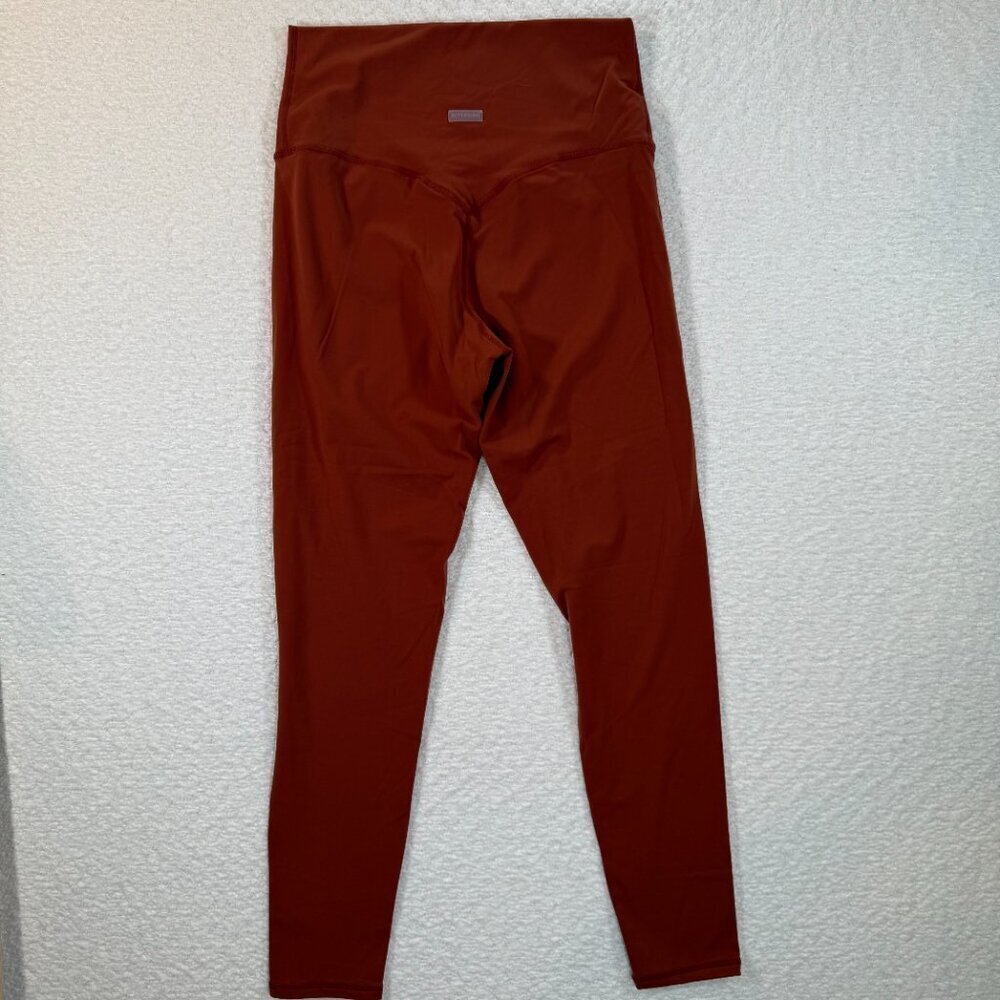 Kittenish womens burnt orange leggings size large gym workout yoga - Picture 8 of 9